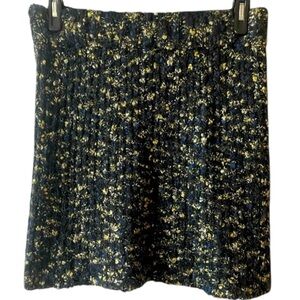 Fenn Wright Manson Mini Skirt, Sz M, Aline, Sweater, Wool, Alpaca, Mohair